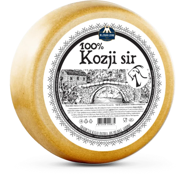 100% goat cheese packshot