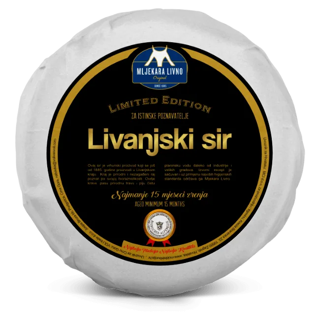 Limited Edition Livanjski cheese packshot